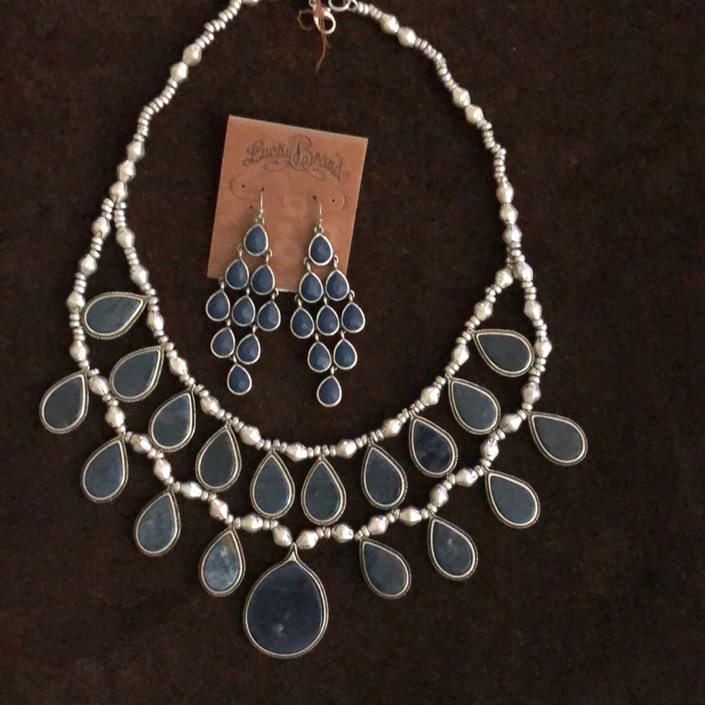 Lucky Brand Necklace and earrings
